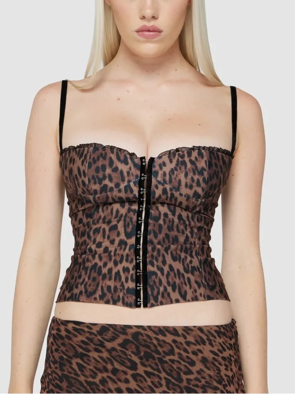 Bella Venice The Caroline Corset in Cheetah Size L